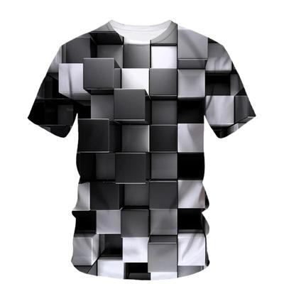Personnalité de la mode chemises originales pour hommes nouvelle tendance style de rue décontracté à manches courtes vente d'été loisirs col rond hauts t-shirts