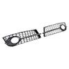 2PCS Fog Light Cover Grille Grill 8J0807682 8J0807681 Fit TT MK2 2007-2010