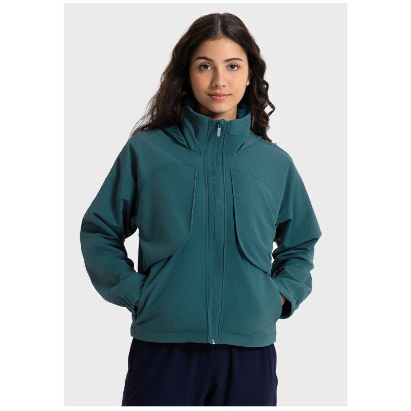 New Spring and Autumn Soft Shell Can Be Worn Twice, Hooded Stand-up Collar Jacket Waterproof Loose Casual Outdoor Jacket