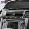 Prawdziwe Miękkie Włókno Węglowe Do Toyota Yaris XP90 2006 2007 2008 2009 2010 2011 LHD RHD Samochód Centralny Panel Sterowania Naklejka na Kratkę Powietrza.