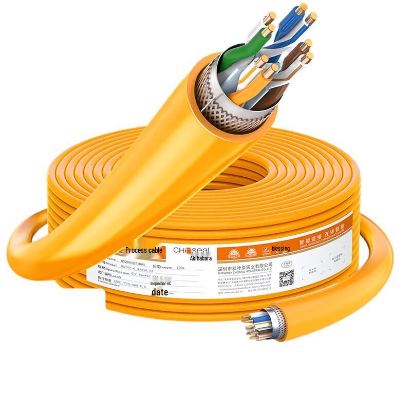

CHOSEAL Cat 6 Double Shielded Pure Copper PoE Ethernet Cable
