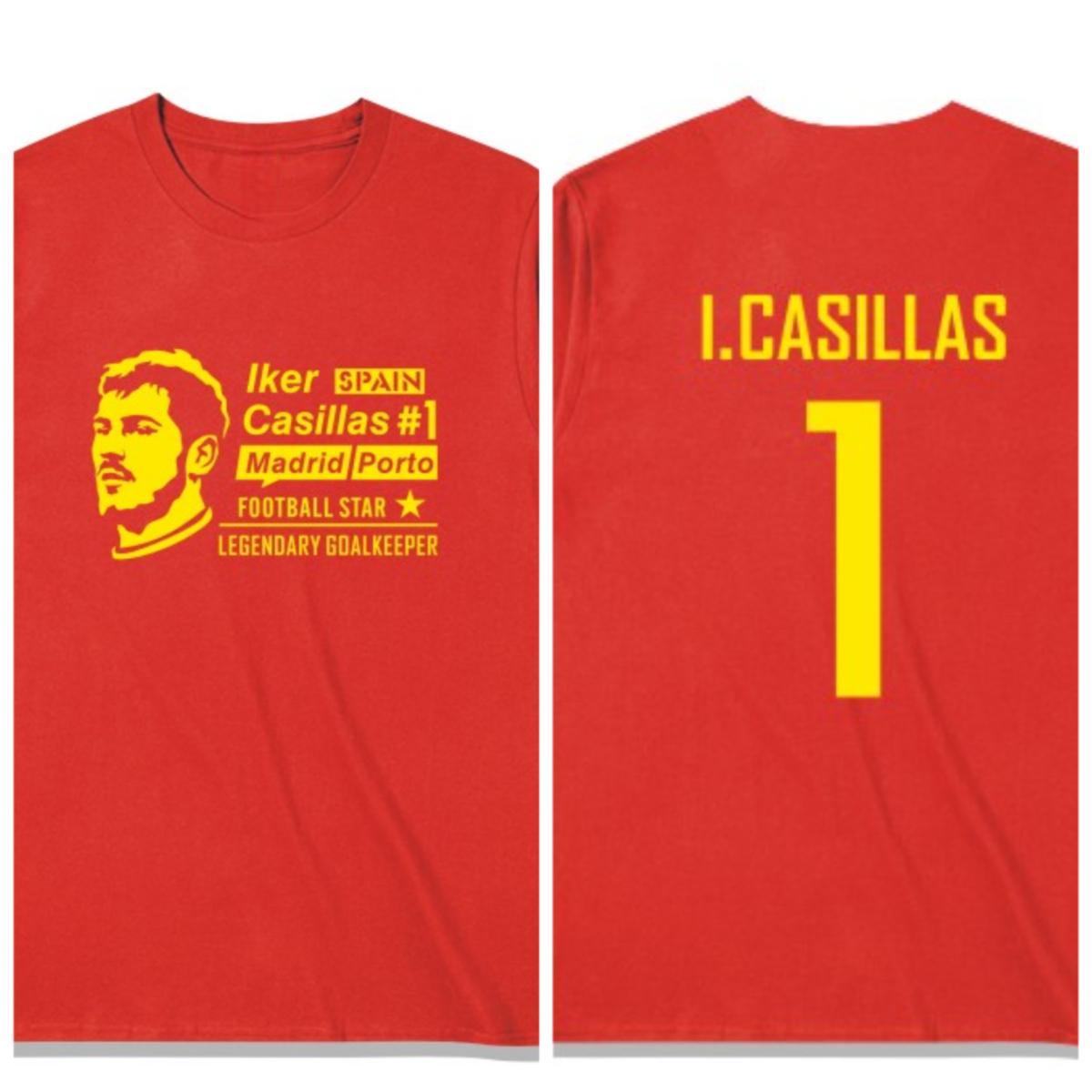 

Испания Касильяс Пенсионный Мемориал Печатная футболка с графическим принтом Мужская и женская футболка с коротким рукавом Мужская одежда Уличные футболки XL
