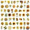 55 New SunFlower Graffiti Stickers Decorate Laptop Suitcase Mobile Phone DIY Stickers