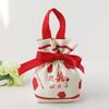 Drawstring Wedding Candy Bag Bowknot Chinese Style Handbag Portable New Year Gifts Bag  Party