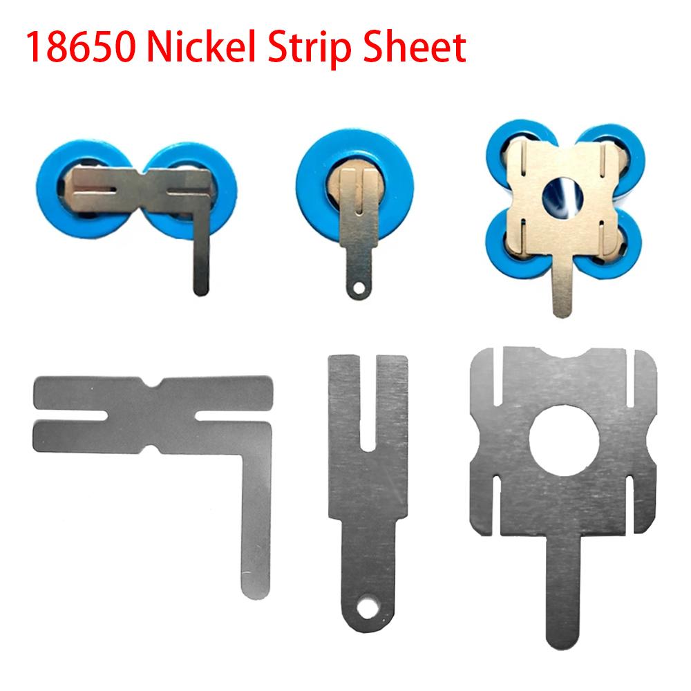 20Pcs Nickel Strip Sheet For 18650 Lithium Battery Pack Spot Welding Connector Tape 0.15mm High Quality Nickel Plated Steel Belt
