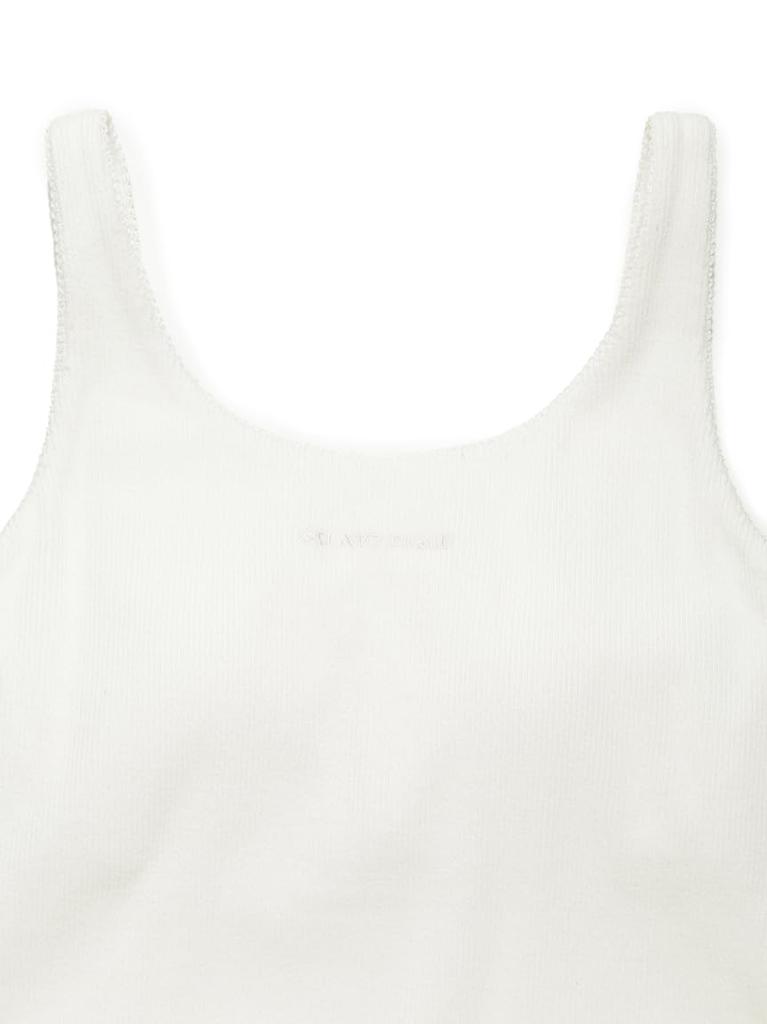 Gelato Pique Feuchtigkeitsspendendes Ripp-Camisole PWCT252272OWHTF mit Cup-Einsatz