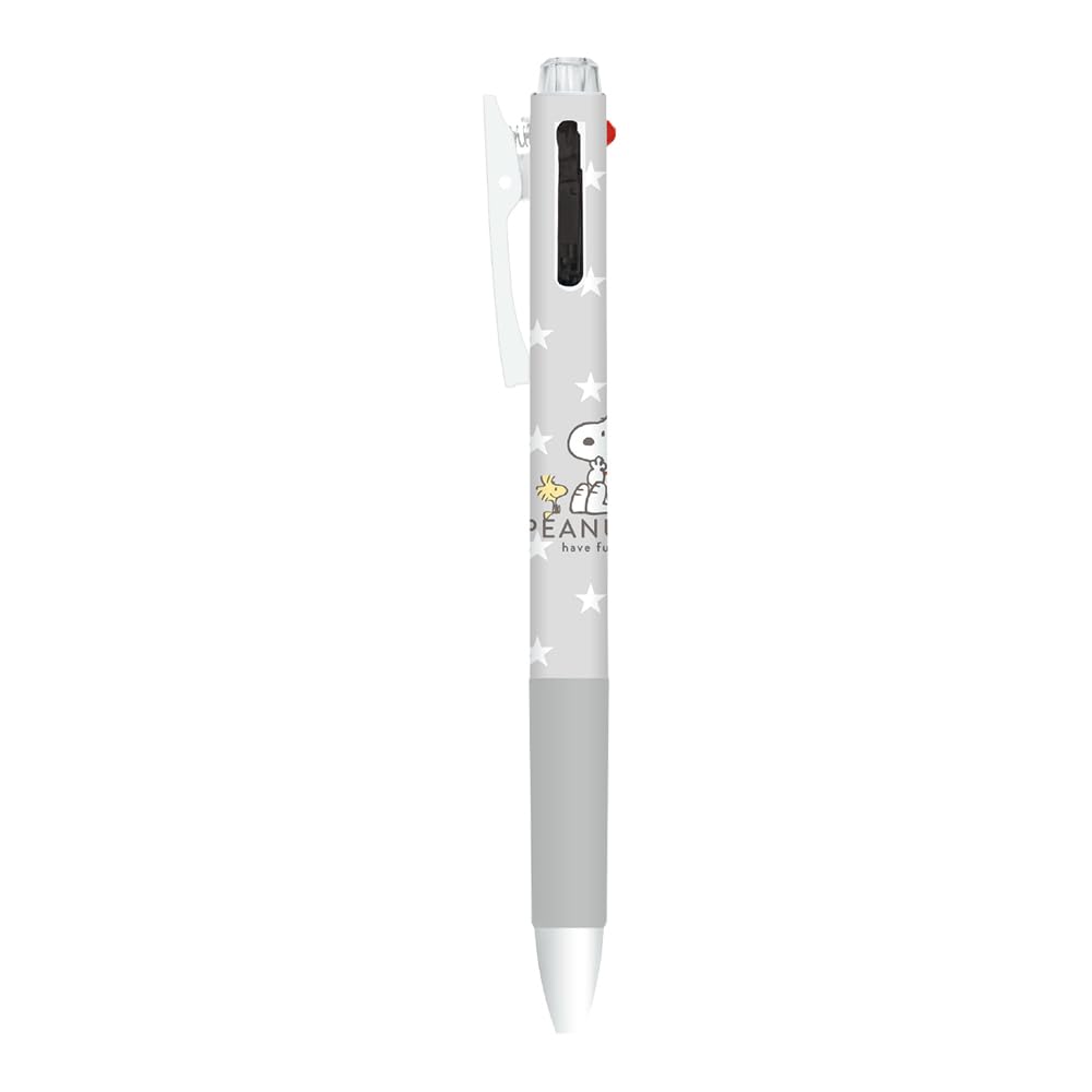 Kamio Japan Snoopy Ballpoint Vicuna 216412 2-Color Pen, Feel, 0.7,
