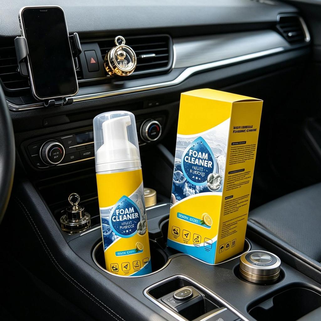 Schaumreiniger Allzweck 150ml Mehrzweck Tiefenreiniger Auto Multifunktionaler Innenraumreiniger für Zuhause Innenraum Küchenspüle