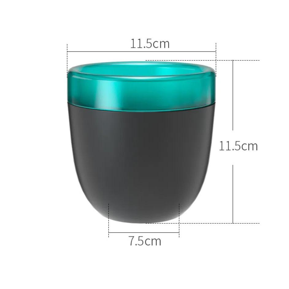 

Подвійні горщики для рослин Автоматичний вологопоглинаючий контейнер для посадки Міцний квітковий горщик Офіс чорний