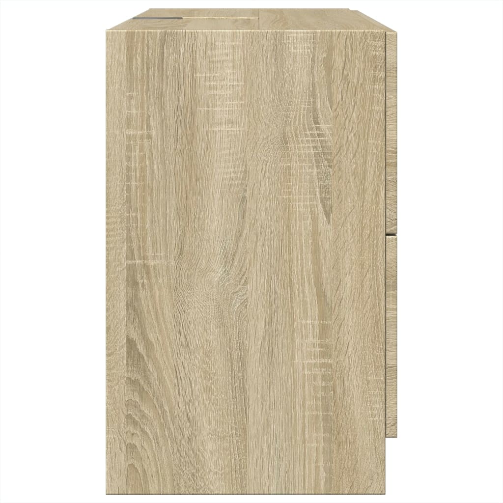 Washbasin Cabinet In Sonoma Oak 78 X 37 X 59 Cm Particleboard