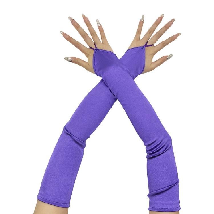Women Satins Gloves Lady Long Gloves for Opera Proms Women and Girls Gift