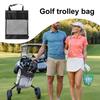 Golf Cart Organizer Push Pull Golf Cart Bag Black Garage Net Bag Portable Golf Cross-border For Golf Cart Cart Storage Bag Parts