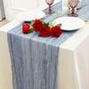 Sheer Voile Table Runner Wedding Birthday Party Decor