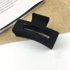 High-End Frosted Solid Color Hair Clip for Women