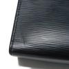 Used 12564 Voyage MM Pochette M81326 7931 LV logo black business bag with RFID IC chip epi noir men's from Japan