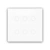 Panel de interruptor táctil Bluetooth Wifi RF433 estándar europeo para control temporizado, no requiere cable neutro.