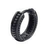 Vnox Retro Dragon Head Huggie, Vintage Stainless Steel Men Hoop Earrings, Cool Tranditinal Chinese Lucky Almut Boy Jewelry