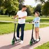 Kick Scooter for Kids Ages 8+, Teens & Adults, 2-Wheel Toddler Scooter with Adjustable Height Handlebar, Wide Anti-Slip Deck, Foldable Lightweight for