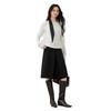 Women's High-Waist Wide-Leg Cropped Suit Culottes