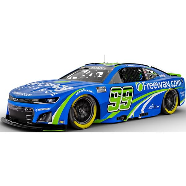 

Kyosho Lionel Racing NASCAR CUP Cup Scale Freeway Insurance Blue 2025 Chevrolet Camaro ZL1 Daniel Suarez Finished Model LR321723 (NASCAR Series) 1/64