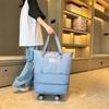 Large Capacity Double-layer Expansion with Wheeled Travel Bag Dry and Wet Separation Pregnant Mothers for Delivery Storage Bag Can Be Putt Rod