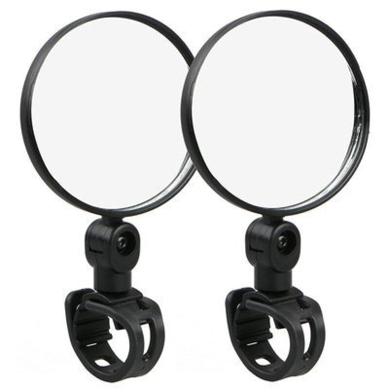 Bicycle Rearview Mirror 360 Adjustable Rotate Wide Angle Bike Rear View Mirrors Cycling Handlebar Easy To Install Convex Mirror