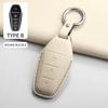 PU Leather Car Key Case Cover Holder Keychain Protective Shell for BYD Formula Leopard Super 5 Super 8 Super 3 9 Remote Key