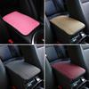 Universal Car Interior Center Console Armrest Pad PU Leather Auto Armrest Console Cover Box Mat Auto Armrests Storage Box Mats
