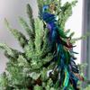 with Clip Christmas Tree Peacock Decoration Simulation Bird Hanging Ornament  Gift