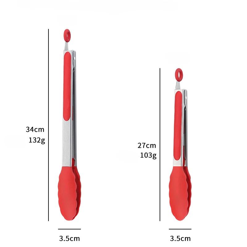 Silicone Food Clip Outdoor BBQ Barbecue Clip Steak Clip Camping Barbecue Buffet Clip