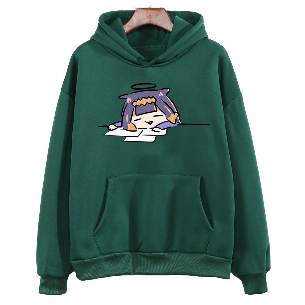 

Ninomae Inanis Tako Hoodies Women Fashion Kawaii Korean Harajuku Sweatshirts Female Cartoon Hooded Clothes Female Oversized XXXL