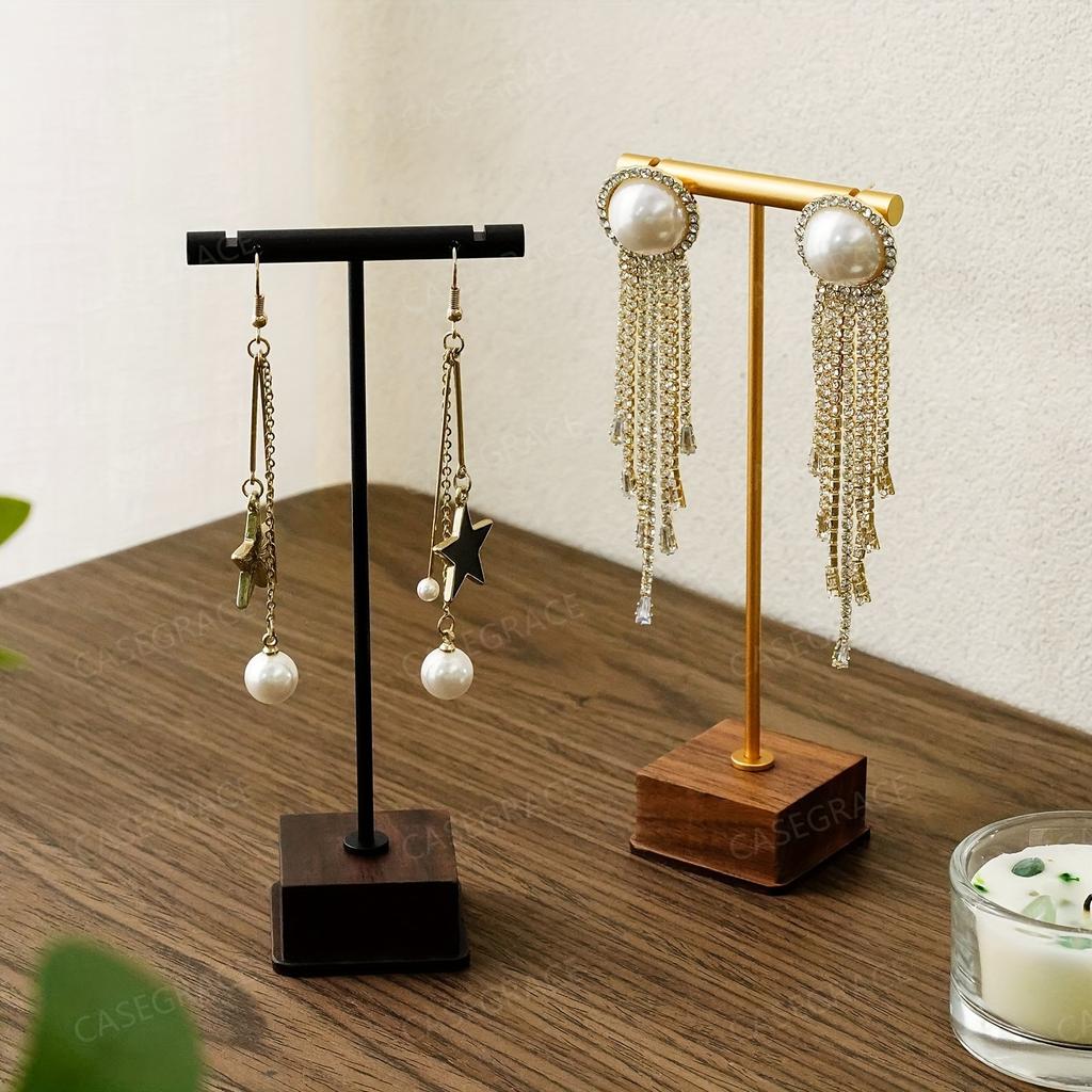 1PC Necklace Stand Luxury Selling Metal Rack Store Scene Decoration Jewelry Display Stand Jewelry Display Prop 6 Styles