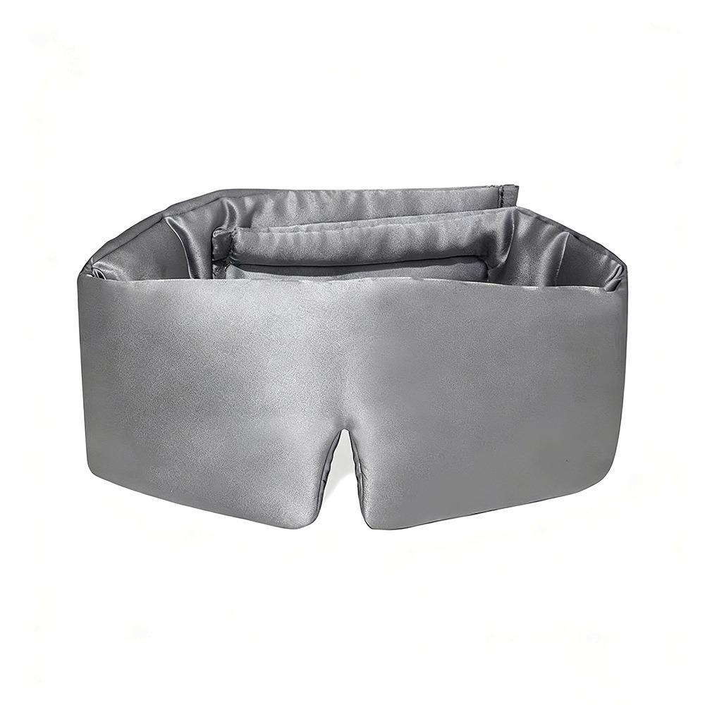 Soft Padded Sleeping Mask Breathable Eyemask Eye Shade Sleep Mask  Travel серый
