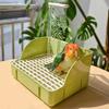 Detachable Parrot Shower Basin USB Electric Bird Shower Fountain for Small Birds
