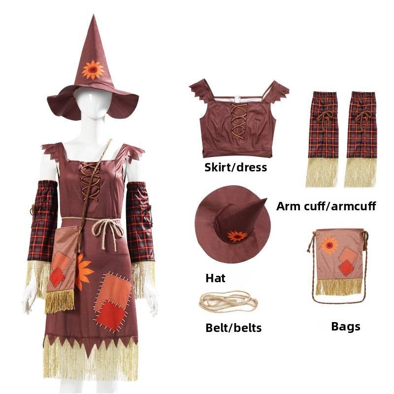 Halloween Kostüm Vogelscheuche Kleid Für Cosplay Und Party-Events