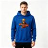 Erkek Anime Karakter Baskılı Kapüşonlu Sweatshirt Günlük Giyim İçin Rahat Uzun Kollu Sweatshirt