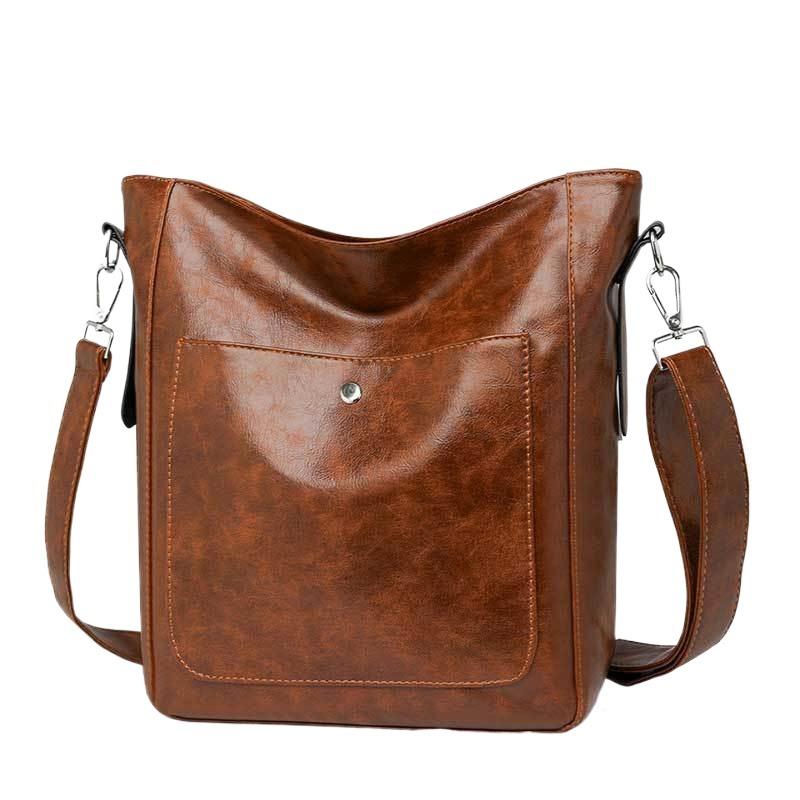 

Cross Border Retro Мягкая кожаная сумка из искусственной кожи цвета мелада, женская сумка для поездок на работу, сумка через плечо Amazon, сумка через плечо