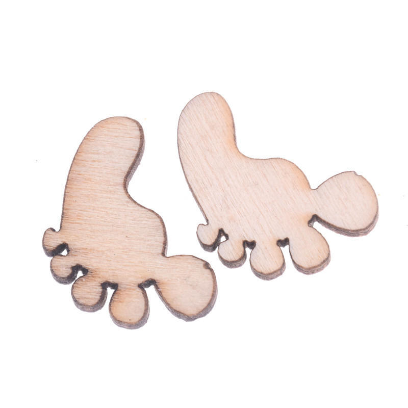 25x Hands 2cm Wood Craft Embelishments Laser Cut Shape MDF