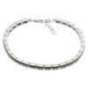 Pulseira de prata com ágata natural 3,918 ct, peso da peça 10,81 g (2205708)