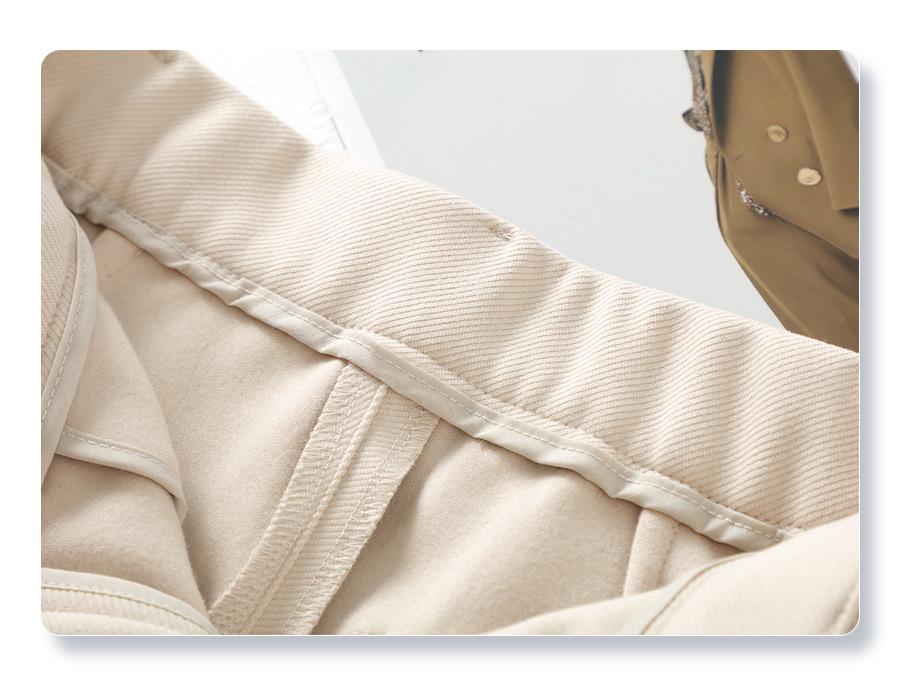 Ankola Dámské červené drapované kalhoty se širokými nohavicemi - Nová podzimní/zimní kolekce 2024