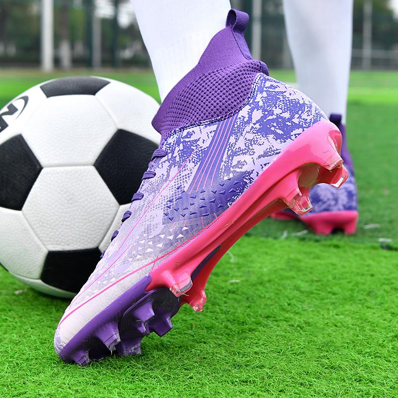 Unisex Soccer Shoes TF/AG Outdoor Professional Training Football Shoes for Men/Women/kids