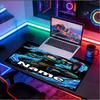 Custom Name Personalized Demon Slayer Pattern Mousepad, Laptop PC Desk Mat, Decorative Desk Mat for Home Keyboard Pad Gift