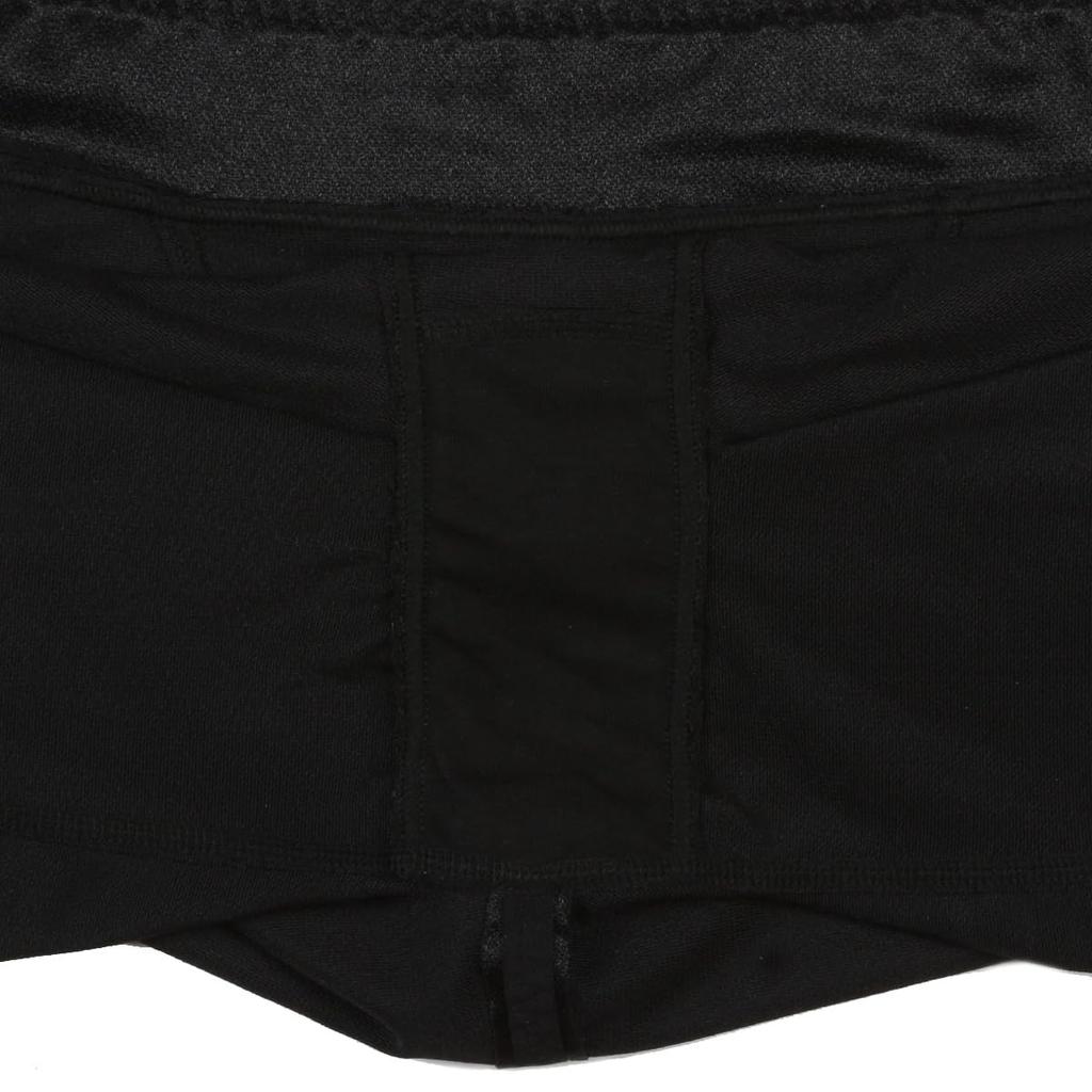 Kraťasy Lem kraťasů s pánevní oblastí nelze snadno nosit M [Atsugi] [Pánevní střih] pásek, 3/4 délka, viditelné, bez cedulky, samostatně, 88239AS, dámské, černé,