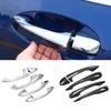 Auto ABS Chrome Exterior Door Handle Cover Trim Sticker for Mercedes Benz C Class W205 GLC X253 E Class W213 Car Accessories