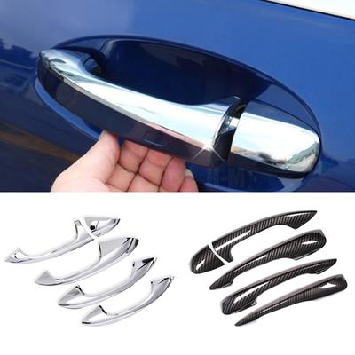 Auto ABS Chrome Exterior Door Handle Cover Trim Sticker for Mercedes Benz C Class W205 GLC X253 E Class W213 Car Accessories