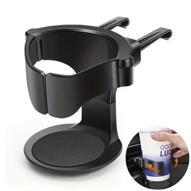 

Universal Car Air Vent Cup Holder - Coffee and Water Bottle Holder for Most Vehicle Models чёрный