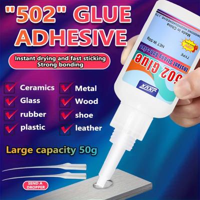 New 502 Super Glue - Instant Bonding Adhesive Cyanoacrylate Bonding Agent Instant Glue - All-Purpose Adhesive Ideal for Toy Assembly and Repairs 