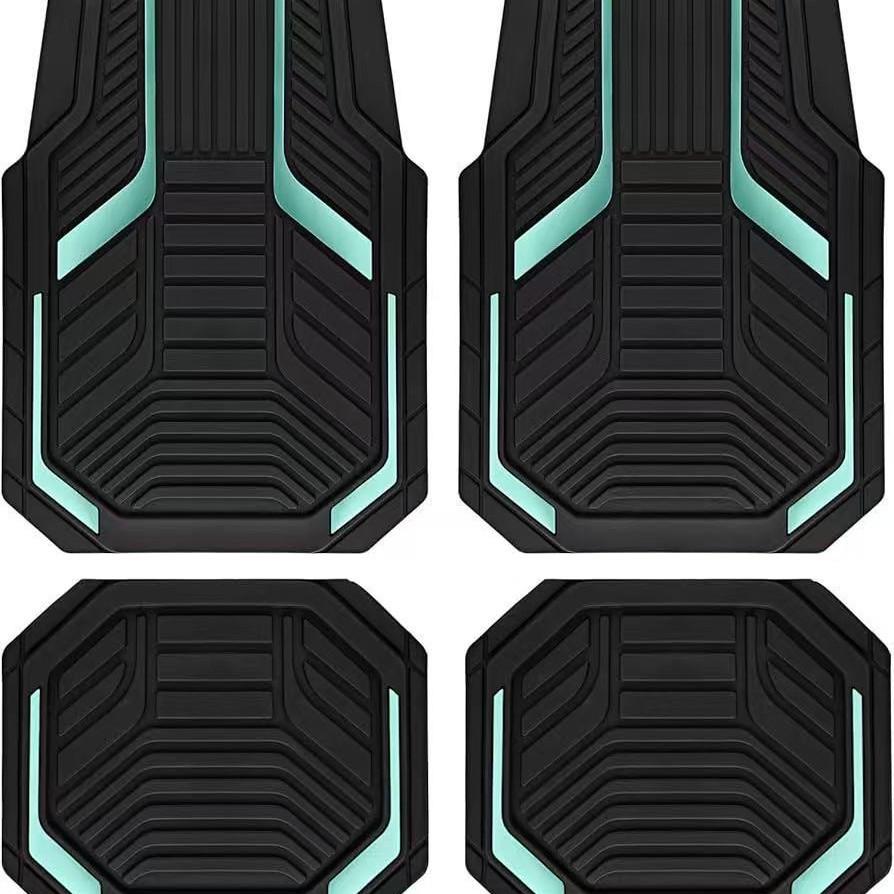 Crystal Velvet Non-Slip Car Floor Mats - Dirt & Wear-Resistant, Easy To Clean.