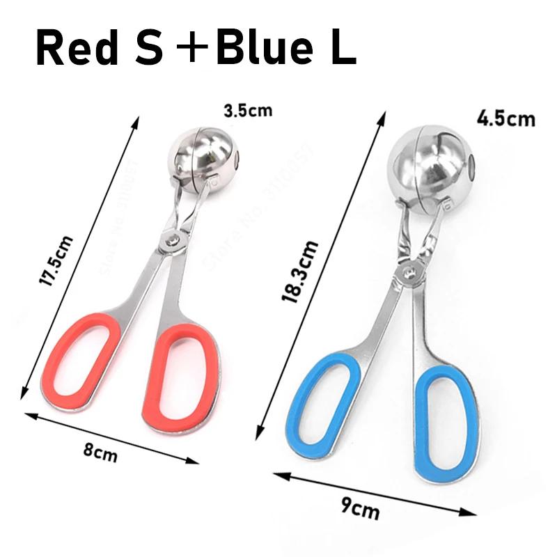 Meatball Maker 304 Stainless Steel Stuffed Meatball Clip DIY Fish Meat Rice Ball Maker Mold Tools Kitchen Convenient Gadgets