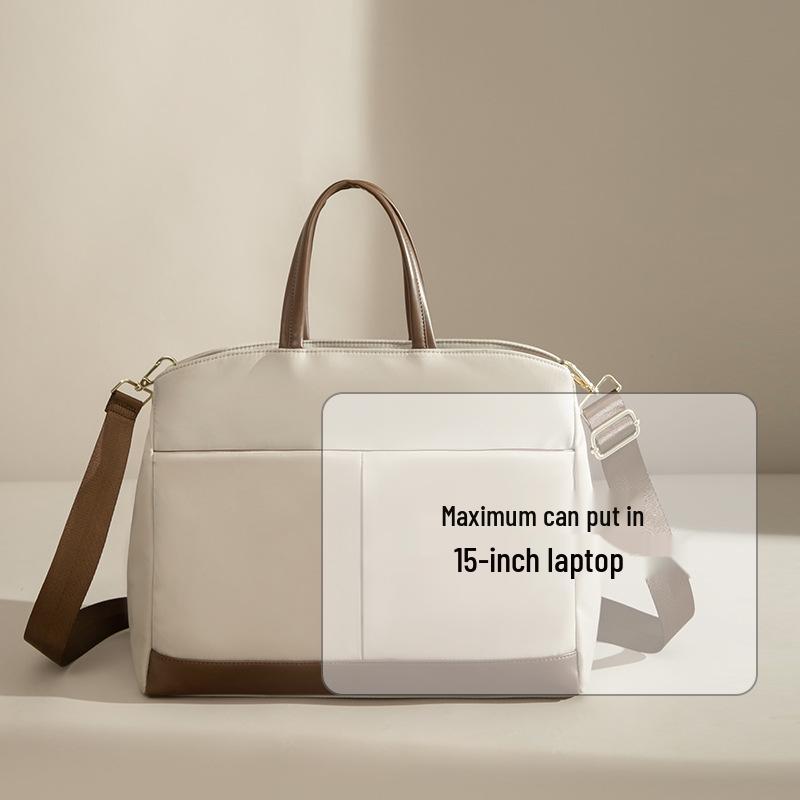 Damen Laptop Schultertasche - Große Kapazität 15,6" Aktentasche Tote